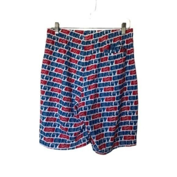 Oakley Red White and Blue Patriotic Board Shorts Swim Trunks size Large - Picture 2 of 6